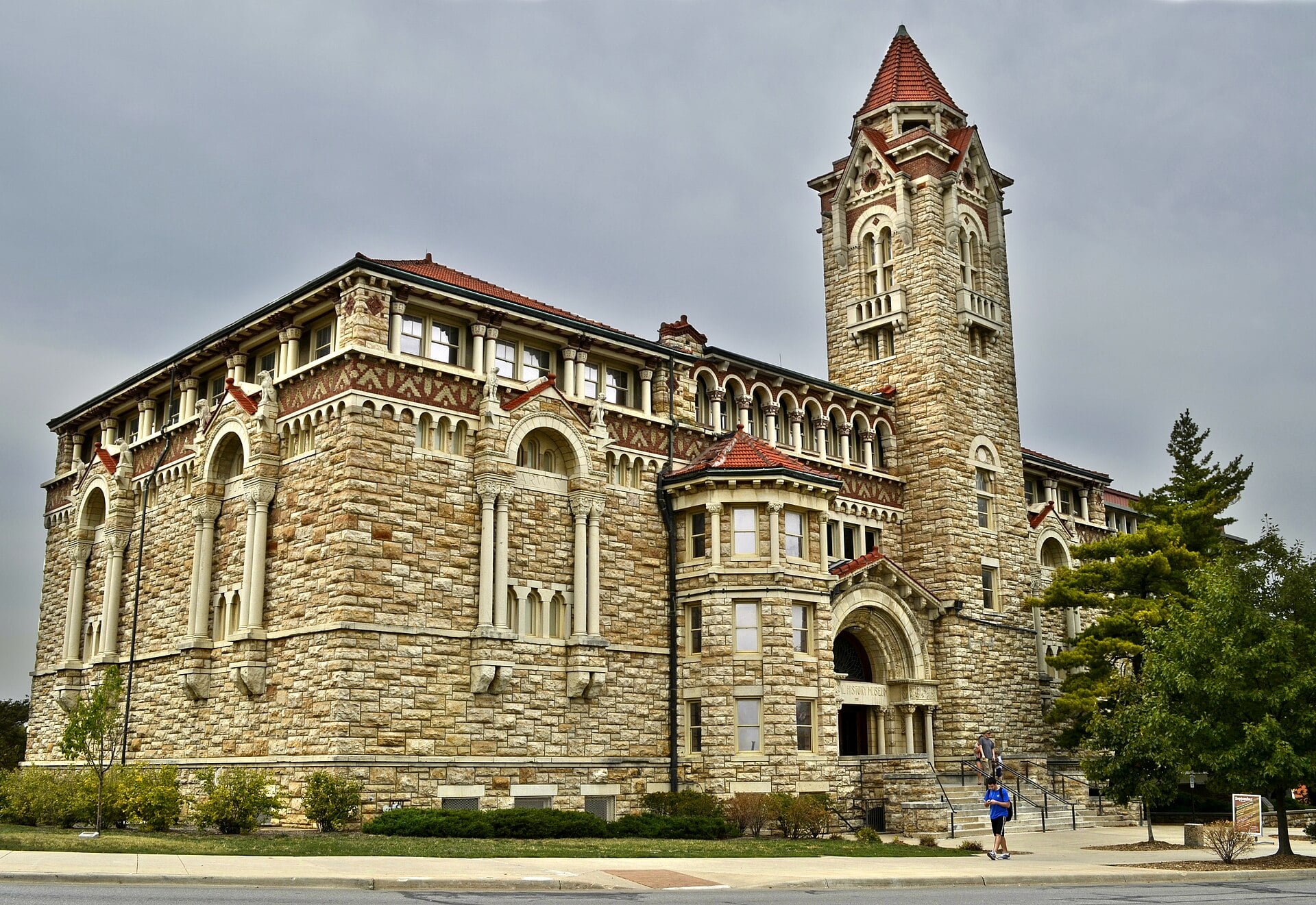 Dyche Hall, home of the University of Kansas Natural History Museum in Lawrence.